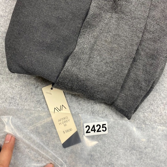 ava Paige sweater women's M cardigan open stud flared bold artsy flowyLagenlook - Picture 13 of 13